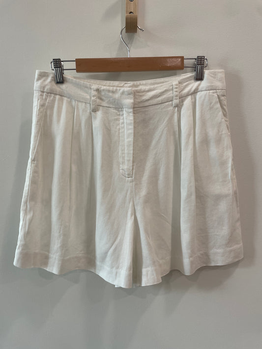Joe Fresh White Linen Shorts