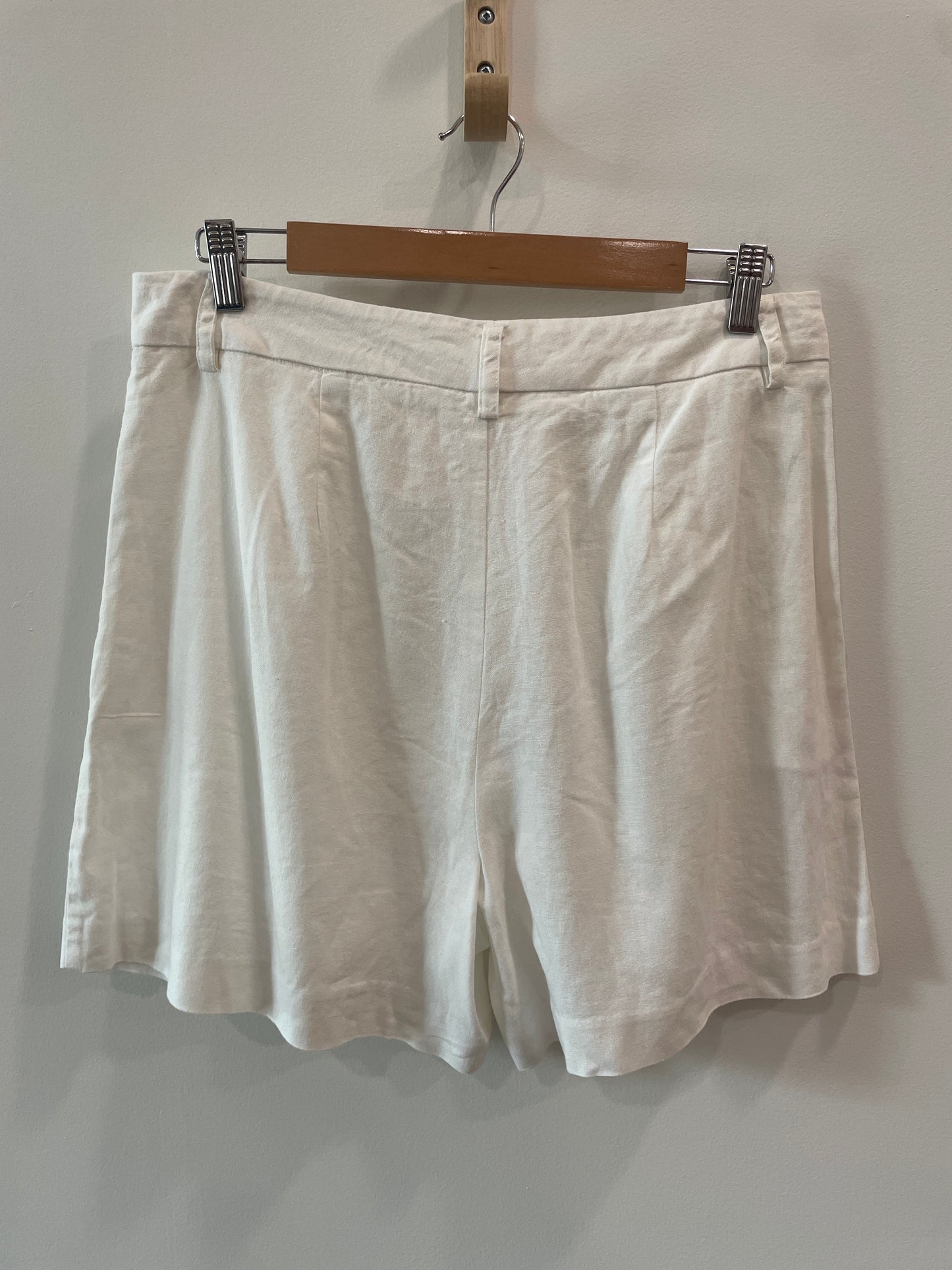 Joe Fresh White Linen Shorts