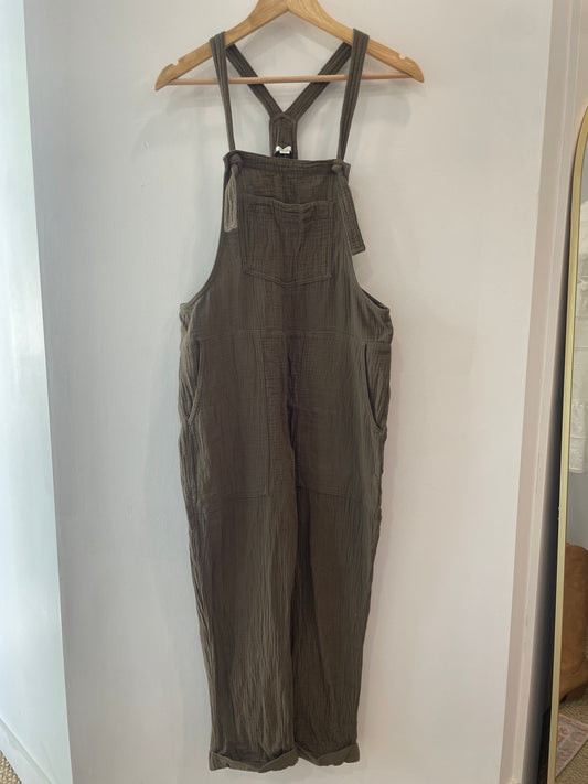 aerie muslin jumpsuit