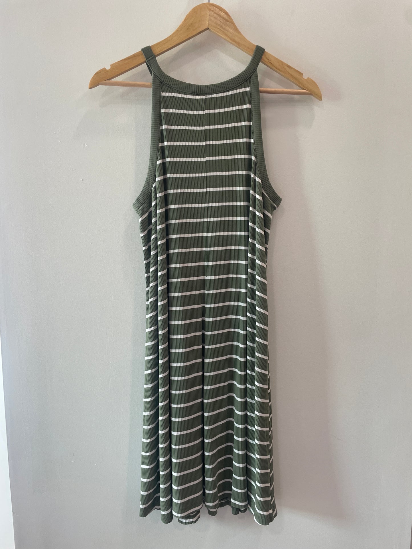 Old Navy Green Striped Dress