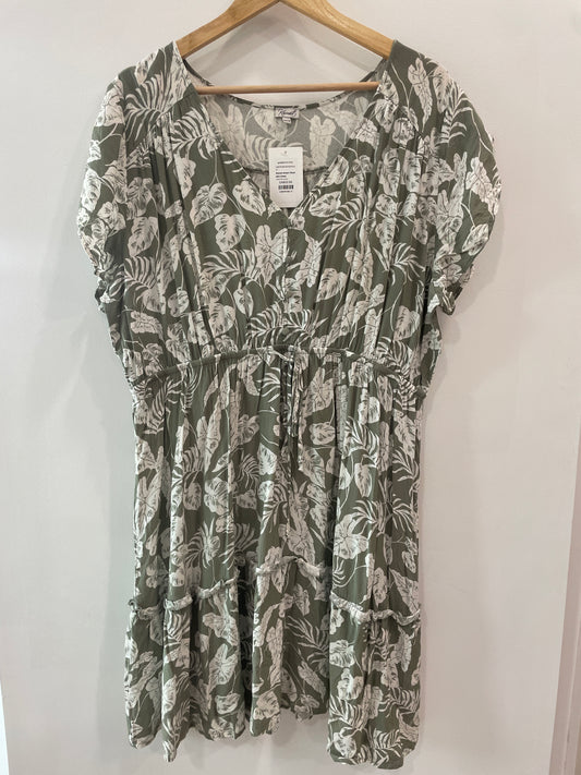 Kismet Green Floral Mini Dress