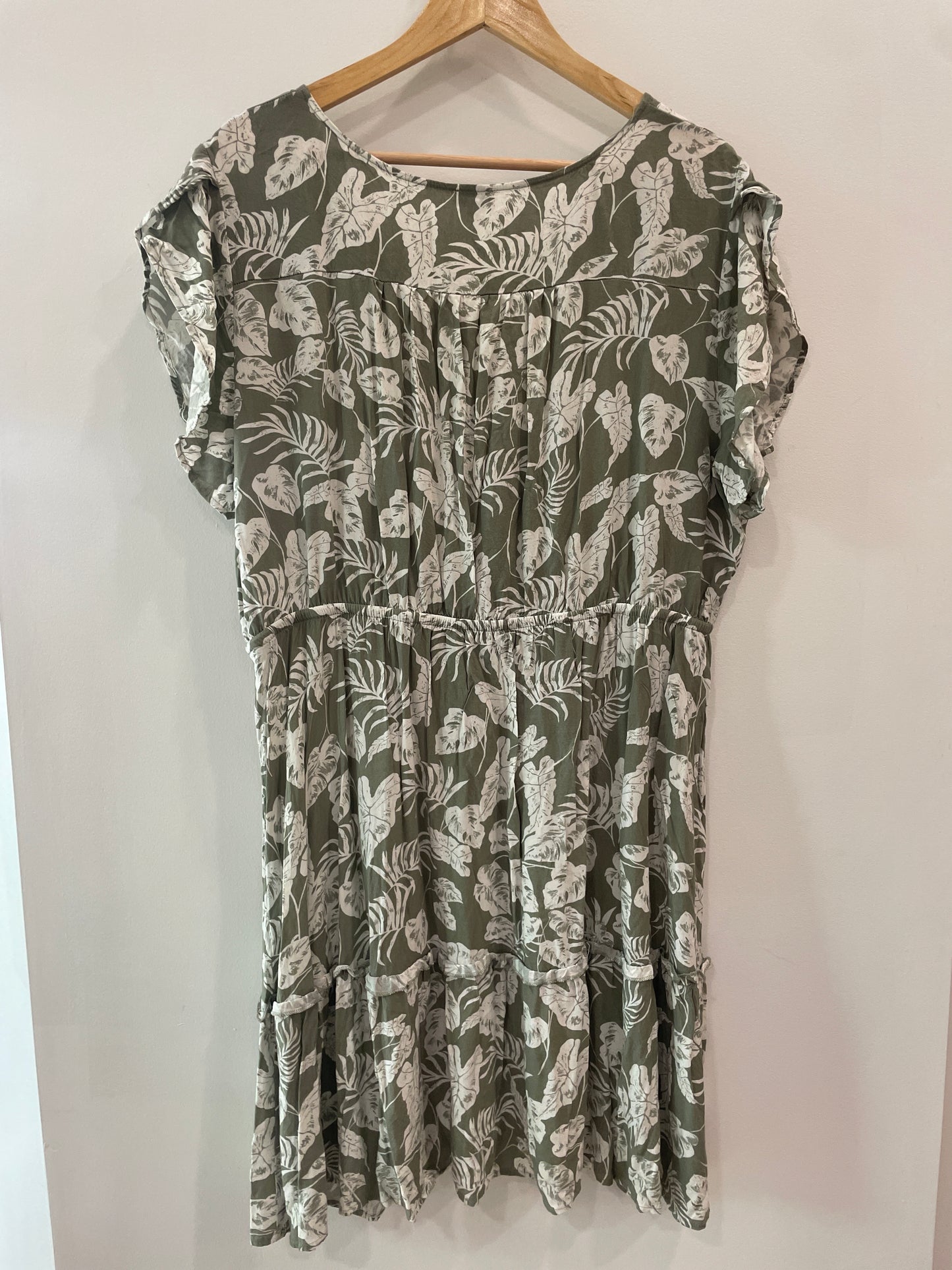 Kismet Green Floral Mini Dress