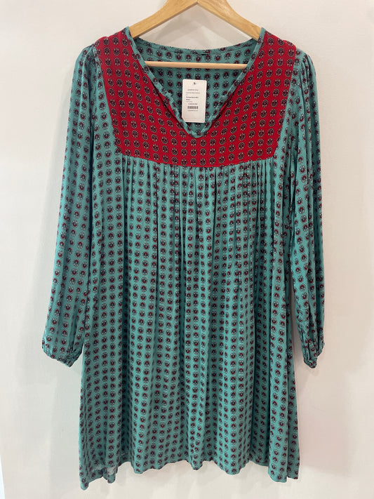 Printed Boho Mini Dress