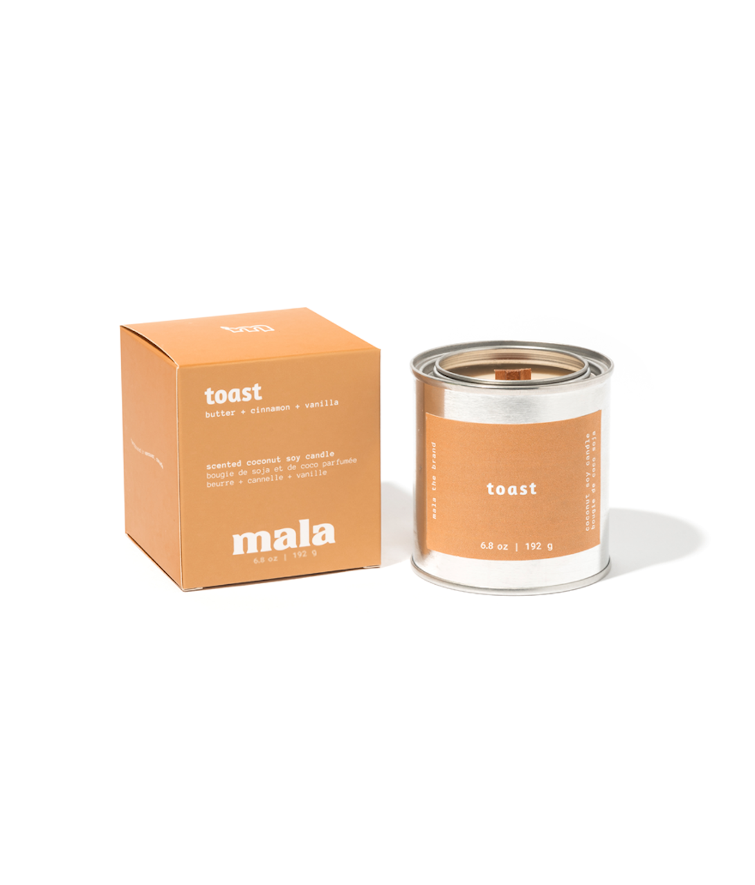 Toast | Coconut-Soy Wax Candle : Classic Wood Wick