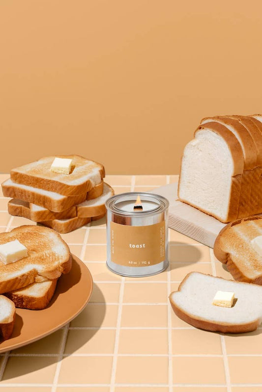 Toast | Coconut-Soy Wax Candle : Classic Wood Wick