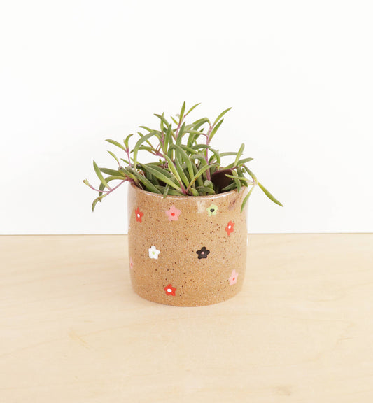 Small Ceramic Planter - Ditsy Floral
