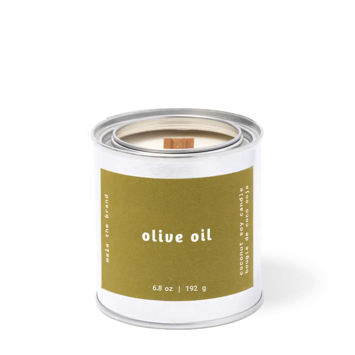 Olive Oil | Coconut-Soy Wax Candle : Classic Cotton Wick