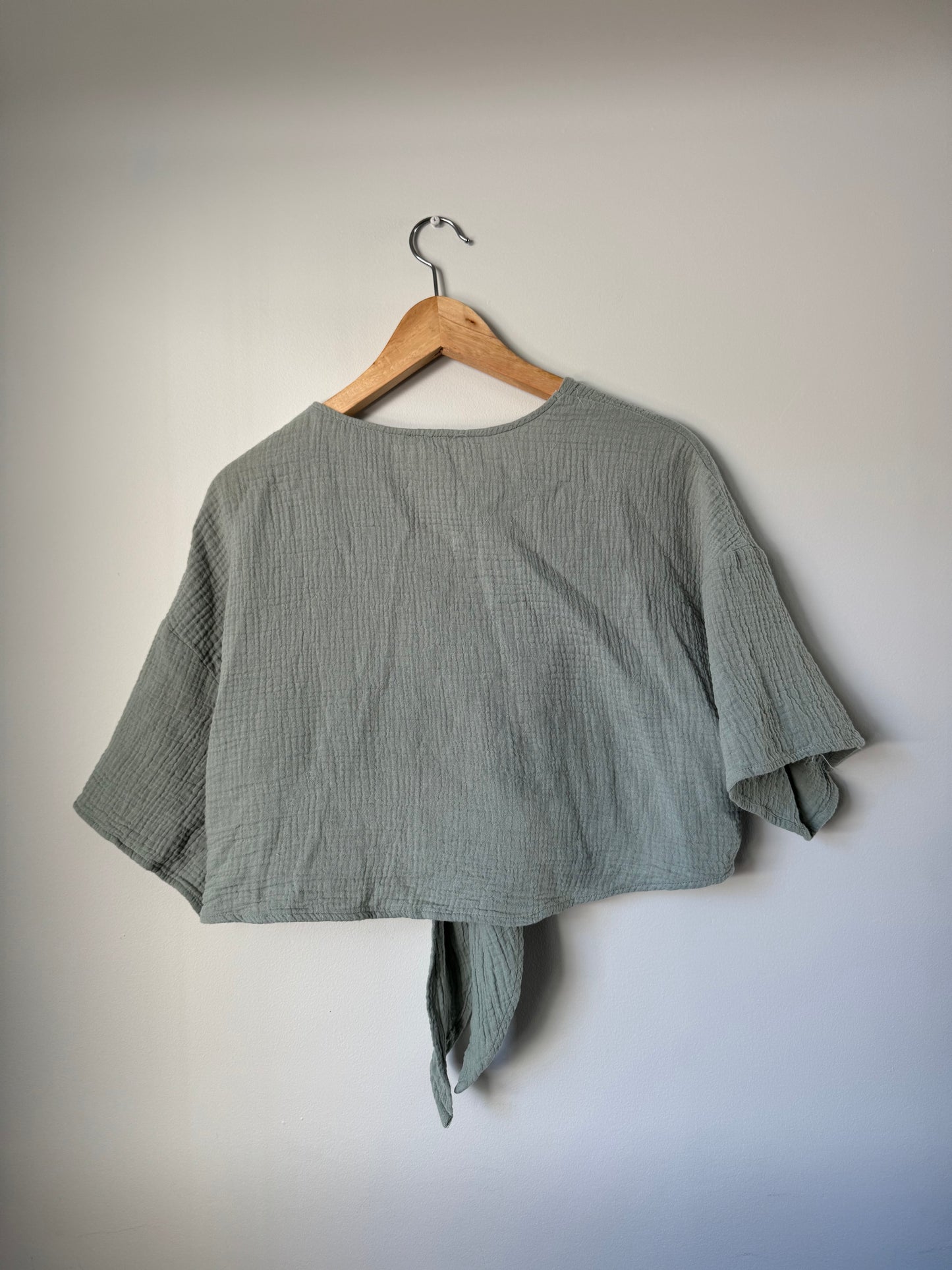 La Miel Tie Front Top