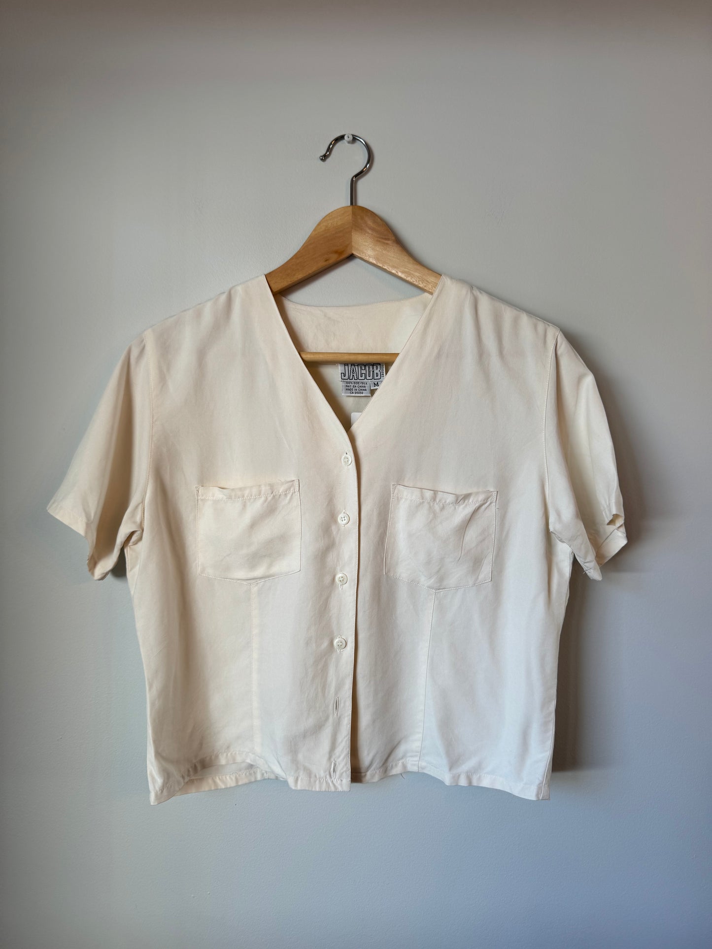 Vintage Jacob Silk Button Up