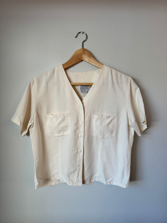 Vintage Jacob Silk Button Up