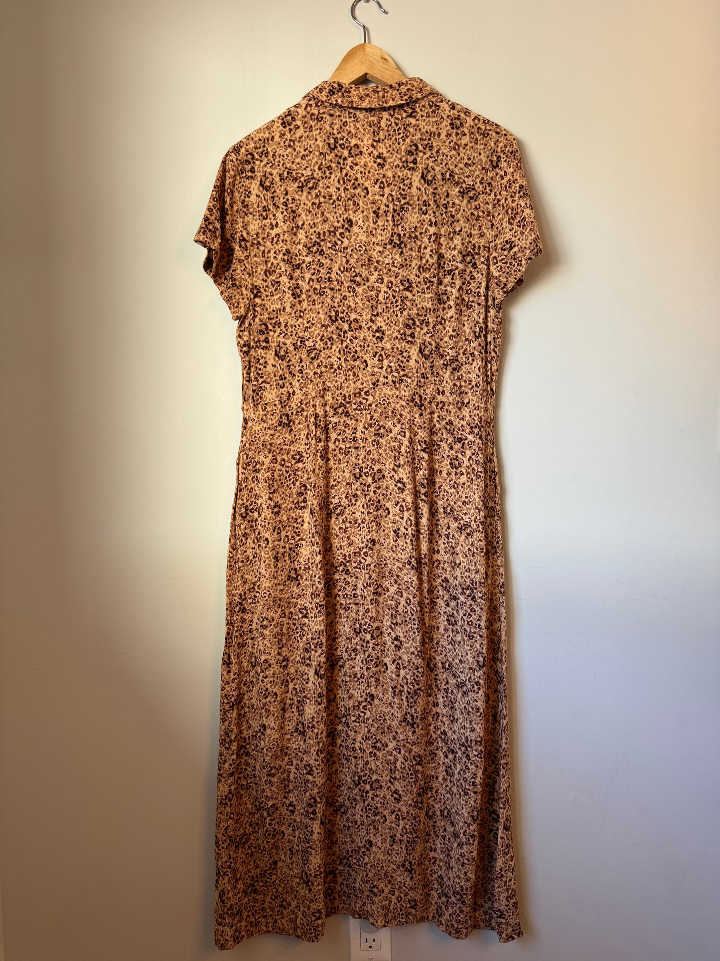 Wilfred Button Front Printed Dress