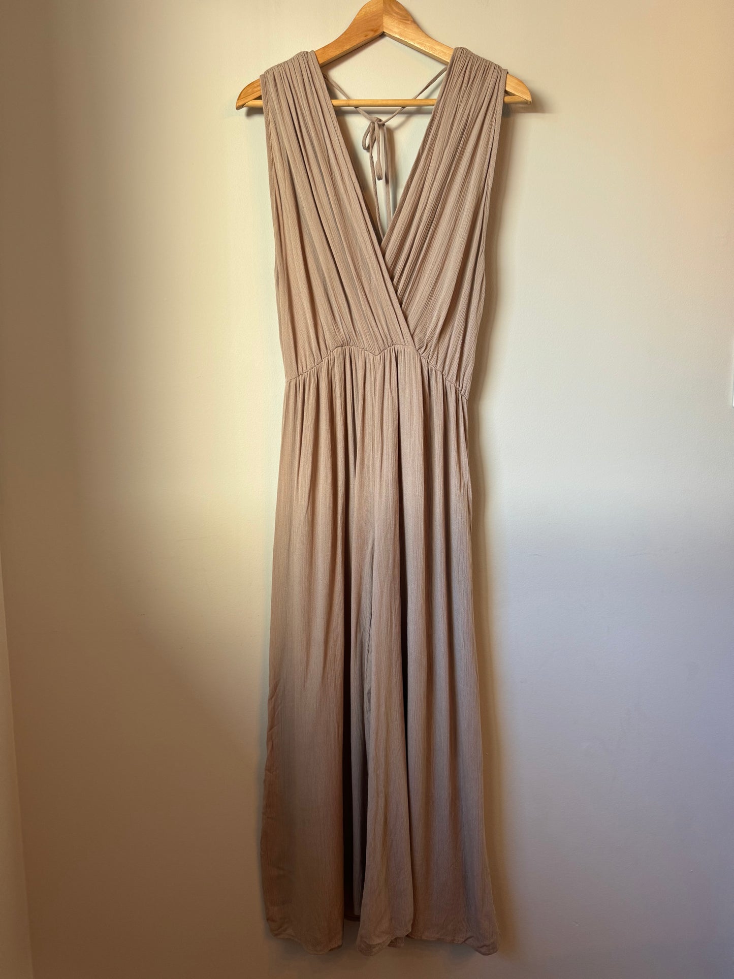 Final Touch Beige Jumpsuit