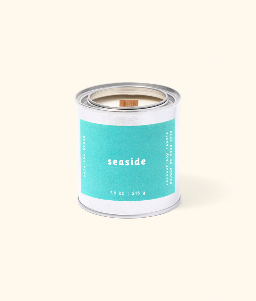 Seaside | Coconut-Soy Wax Candle : Cotton Wick