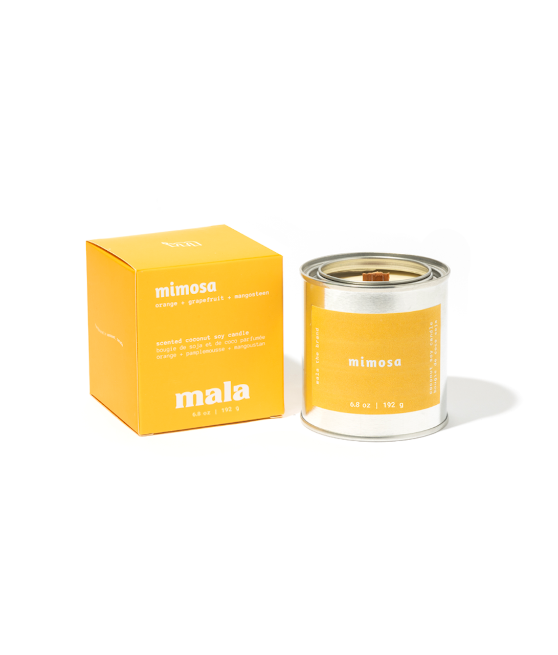 Mimosa | Coconut-Soy Wax Candle : Classic Cotton Wick